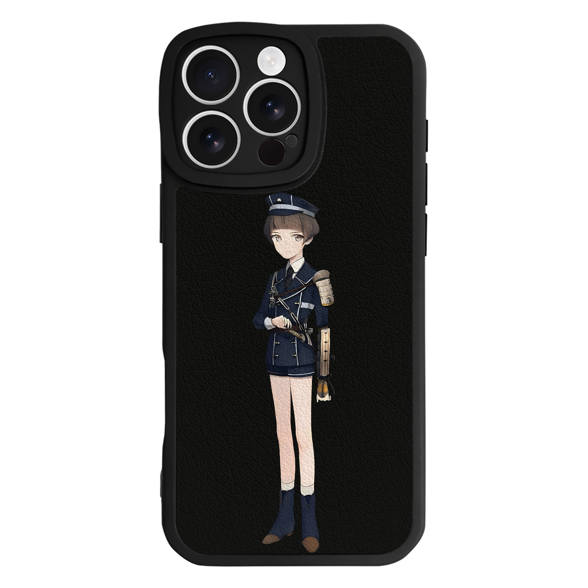 （画像用） 刀剣乱舞 Touken Ranbu 【iPhone 16シリーズ対応】シリコンスマホケース（レザー調） 材質：シリコン